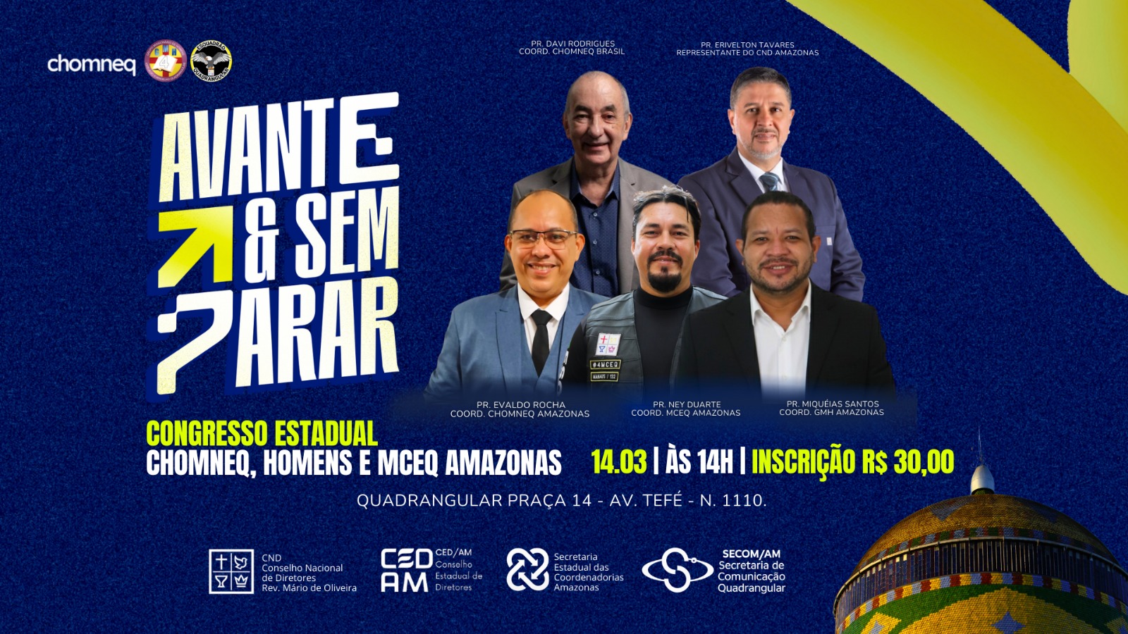 Congresso Estadual: Chomneq - Homens & MCEQ Amazonas