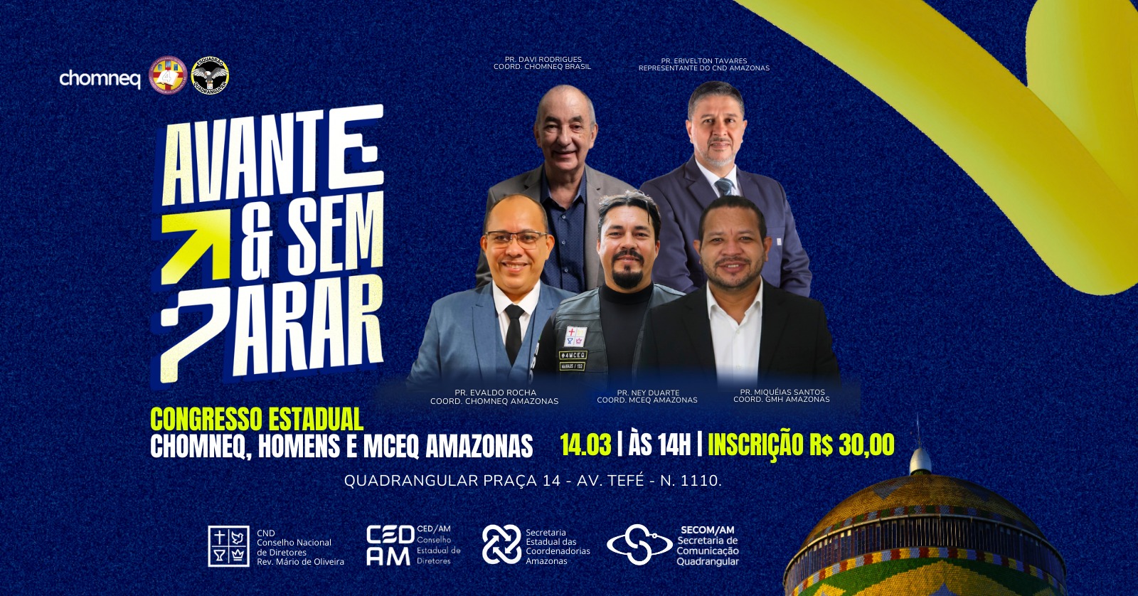 Congresso Estadual: CHOMNEQ, HOMENS & MCEQ AMAZONAS